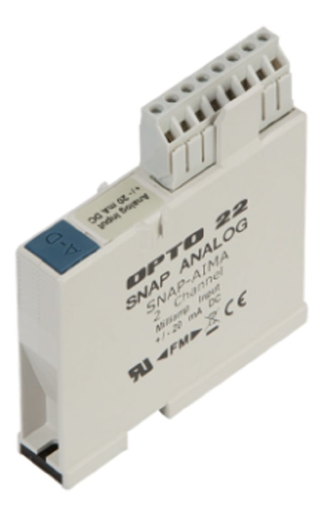 Opto 22 SNAP-AIMA SNAP 2-Ch -20mA to /20mA Analog Current Input Module, NEW - Image 1