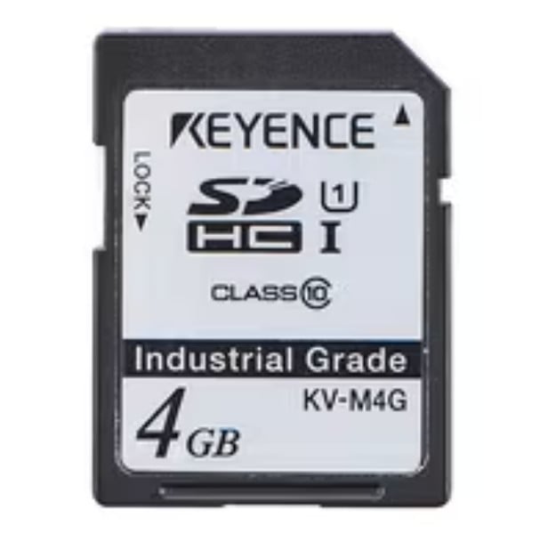 Keyence KV-M4G SD Memory Card 4GB, NEW - Image 1
