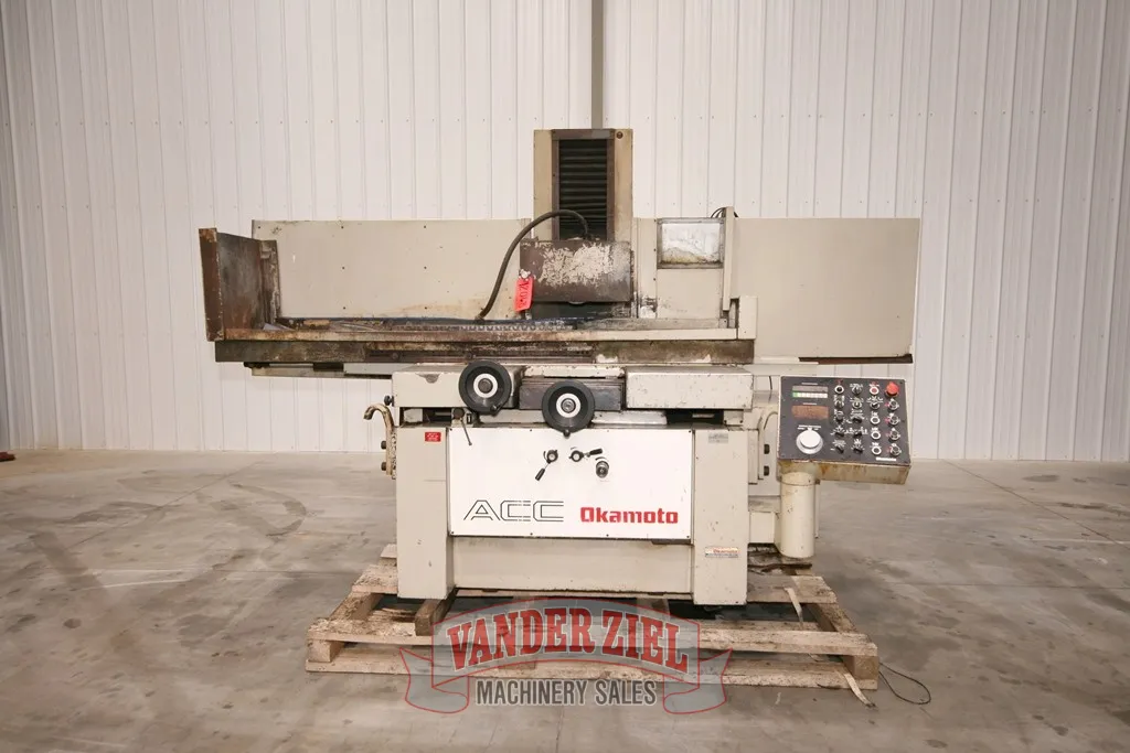 16" x 32" Okamoto #ACC-16.32DX, automatic hydraulic grinder, 14/12 x 1.5" x5" grinding wheel, #12068 - Image 1