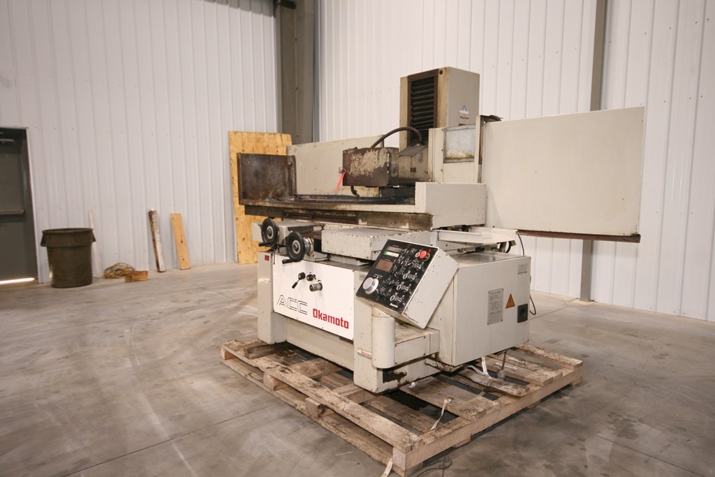 16" x 32" Okamoto #ACC-16.32DX, automatic hydraulic grinder, 14/12 x 1.5" x5" grinding wheel, #12068 - Image 2