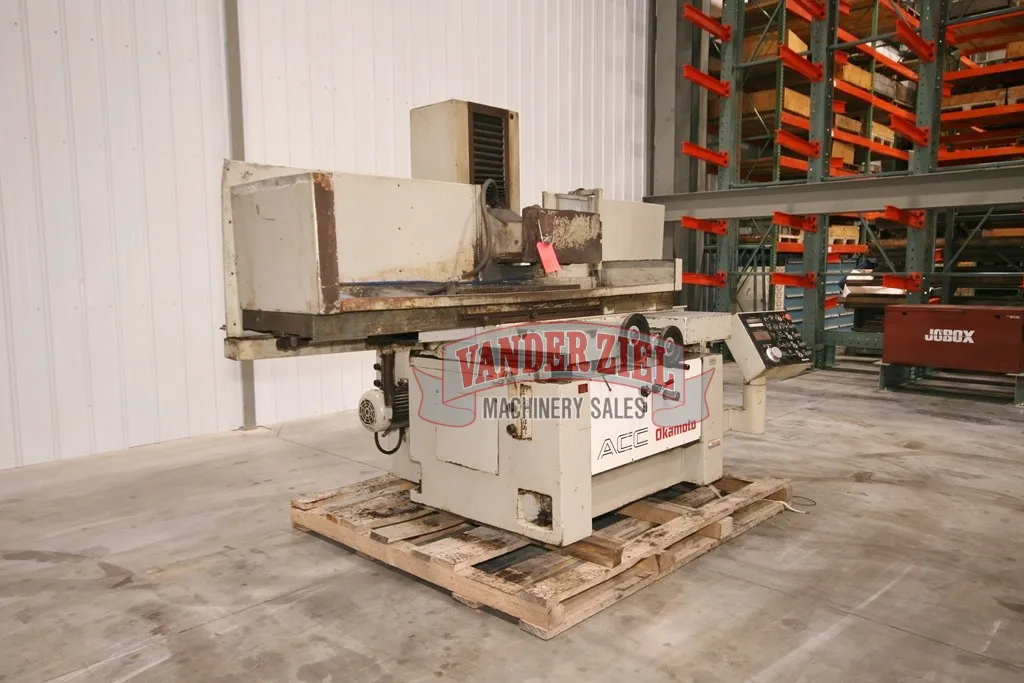 16" x 32" Okamoto #ACC-16.32DX, automatic hydraulic grinder, 14/12 x 1.5" x5" grinding wheel, #12068 - Image 5