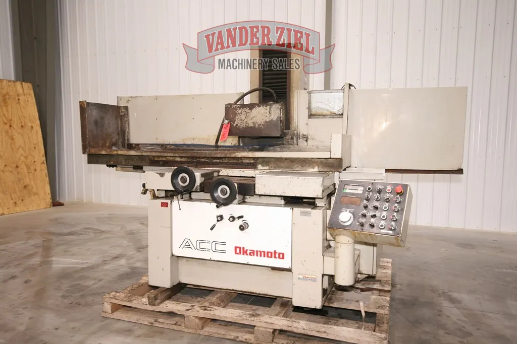 16" x 32" Okamoto #ACC-16.32DX, automatic hydraulic grinder, 14/12 x 1.5" x5" grinding wheel, #12068 - Image 8