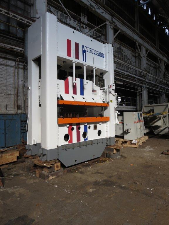 400 Ton, Pacific #400D-48, Stainless Steel hydraulic, 18" stroke, 33" daylight, 96" x48" bed, cushions, 50 - Image 1