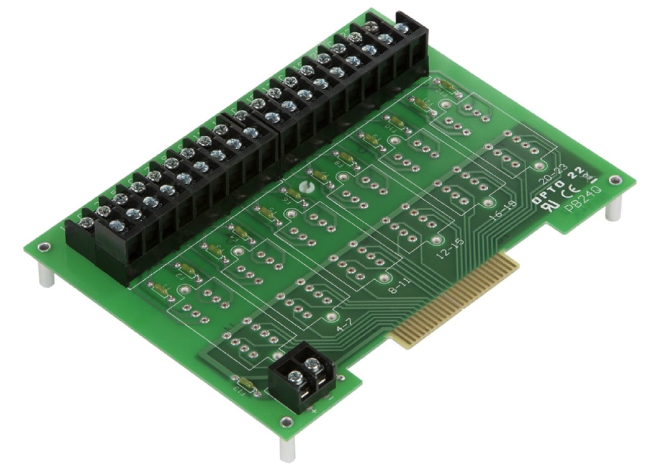 Opto 22 PB24Q Quad Pak 6-Module Position Rack, Refurbished - Image 1