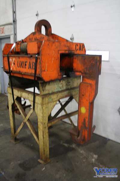 50000 lb. Bushman coil lifter, 20"-60" coil width, 5-3/4" x 7" jaw area, 1 HP, #67351 (2 available) - Image 2
