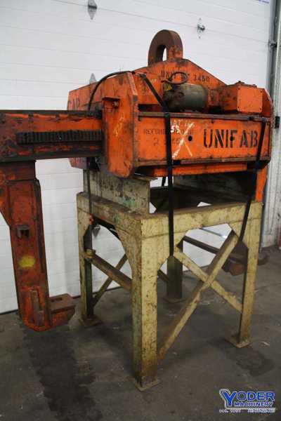 50000 lb. Bushman coil lifter, 20"-60" coil width, 5-3/4" x 7" jaw area, 1 HP, #67351 (2 available) - Image 3