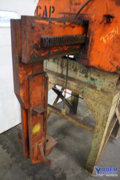 50000 lb. Bushman coil lifter, 20"-60" coil width, 5-3/4" x 7" jaw area, 1 HP, #67351 (2 available) - Image 4