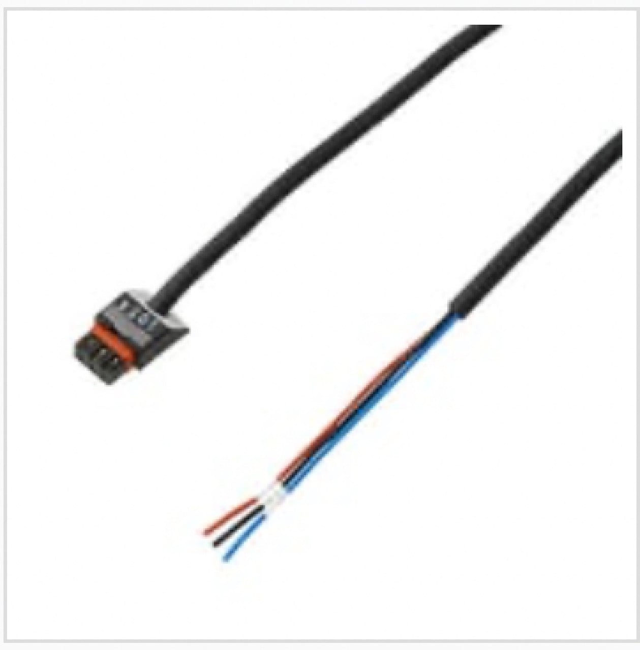 Keyence OP-96656 Photoelectric Sensor Connector Cable, 2-m, For PZ2 Reflective, NEW - Image 1