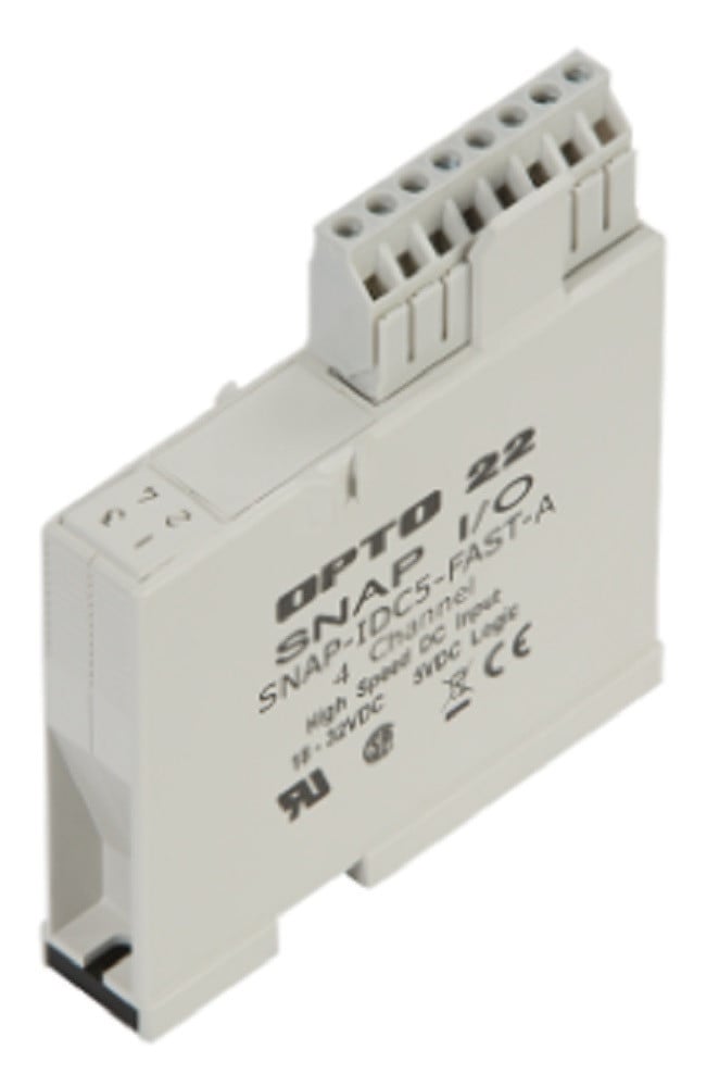 Opto 22 SNAP-IDC5-FAST-A SNAP 4Ch Hi-Speed 18-32VDC Digital Discrete Input Mod, Refurbished - Image 1