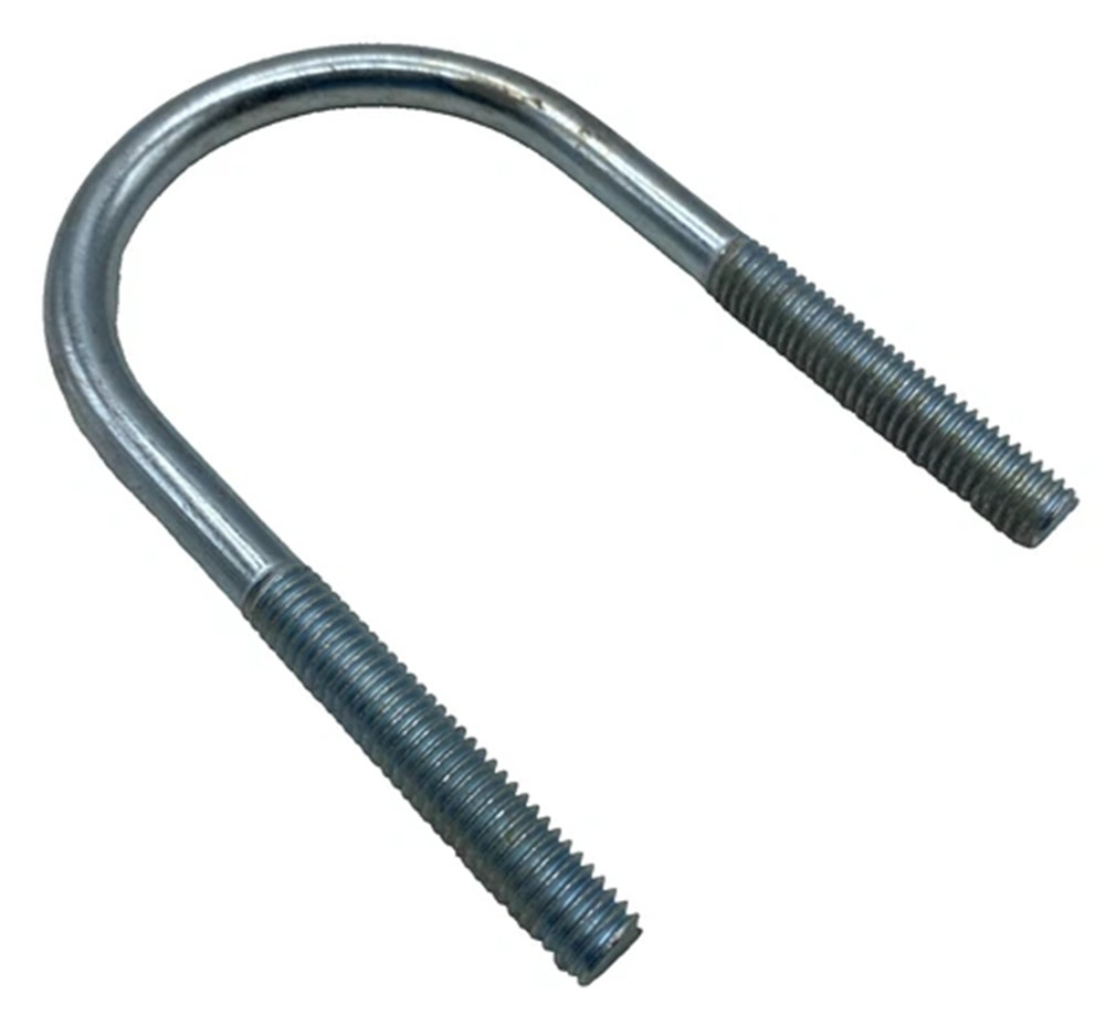 B-Line Eaton B501-2ZN U-Bolt, 4.06" H x 2" D, Steel, 1200 lb Load, 3/8"-16, NEW - Image 1