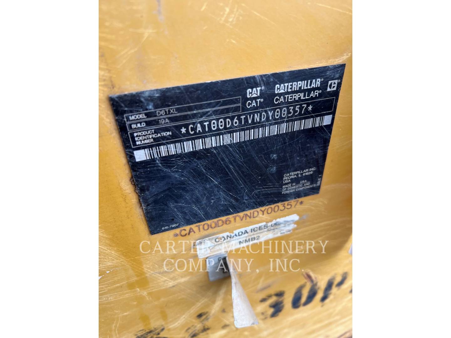 Caterpillar D6T, 5405 hours, S/N: NDY00357, 2018 - Image 6