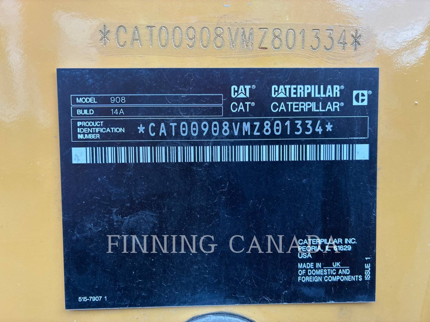 Cat 908-14, Wheel Loader, 375 hours, S/N: MZ801334, 2025 - Image 5