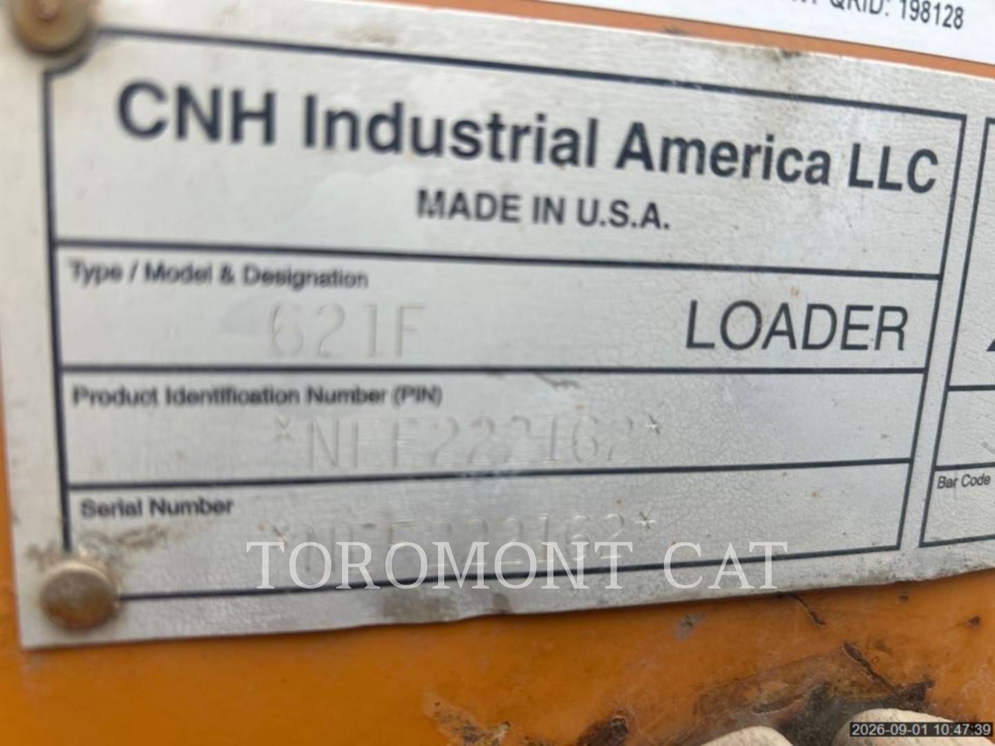 Case/New Holland 621F, Wheel Loader, 8224 hours, S/N: NEF222162, 2015 - Image 6