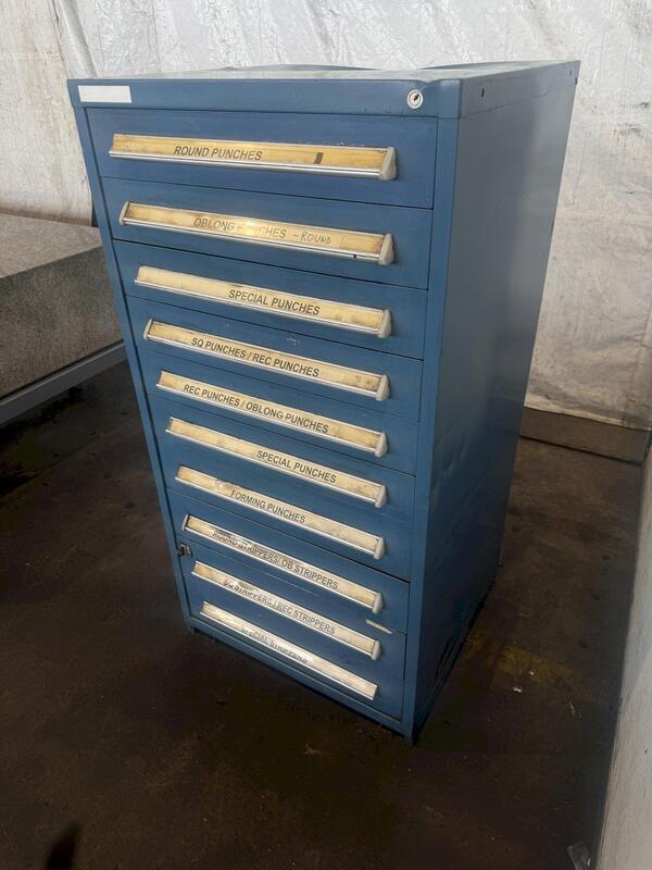 10 Drawer, Stanley Vidmar cabinet - Image 4