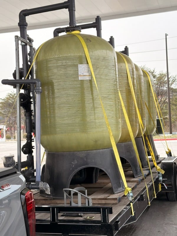Nelsen, 300 GPM Two Bed Demineralizer, (4) 48" x 72" Structural Fiberglass Tanks, AquaMatic 962 Control - Image 5