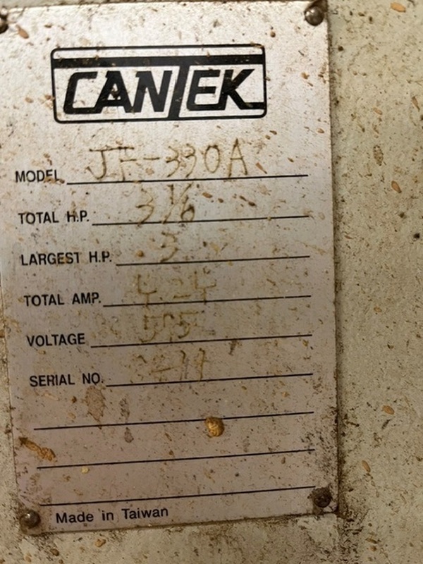 12" Cantek #JF-330A, Profile Knife Grinder, 12" profile grind length, 12" swing diameter, 1.6" profile depth - Image 2