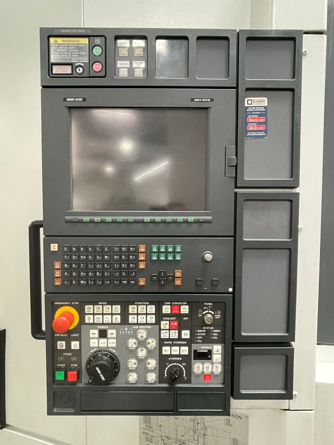 Mori Seiki #NH-4000DCG, CNC horizontal machining center, 40 automatic tool changer, 22" X, 22" Y, 24.8" Z - Image 4