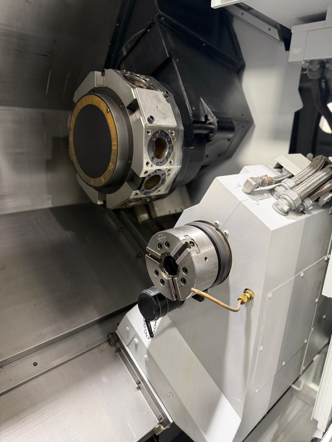 Mori Seiki #NL-2500SY/700, CNC lathe, 36.4" swing, 10" chuck, 3.1" bar, 14" dia., 27.7" lgth, A2-8, 12 - Image 3