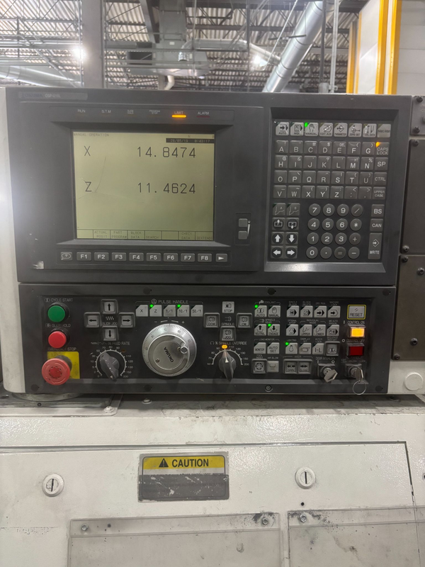 Okuma #Crown-769, 2" Axis CNC Turning Center, 9.1" X, 50" Z, 24.4" swing, 49.21" machining length, 14.17" - Image 2