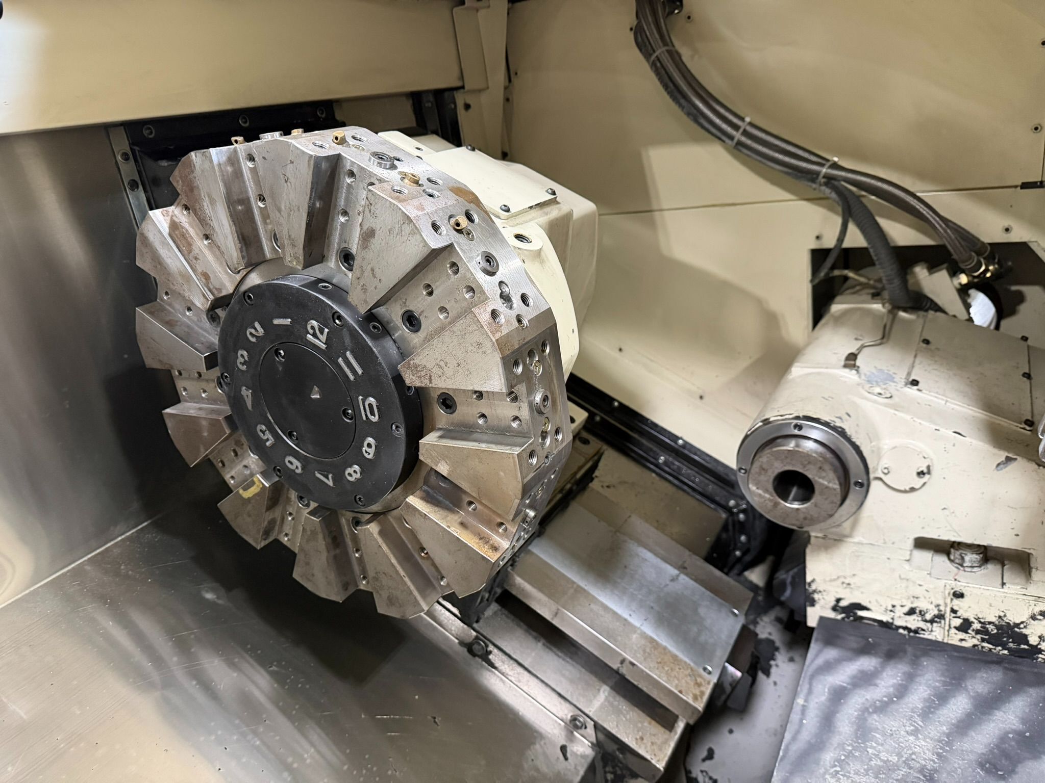 Okuma #Crown-769, 2" Axis CNC Turning Center, 9.1" X, 50" Z, 24.4" swing, 49.21" machining length, 14.17" - Image 5