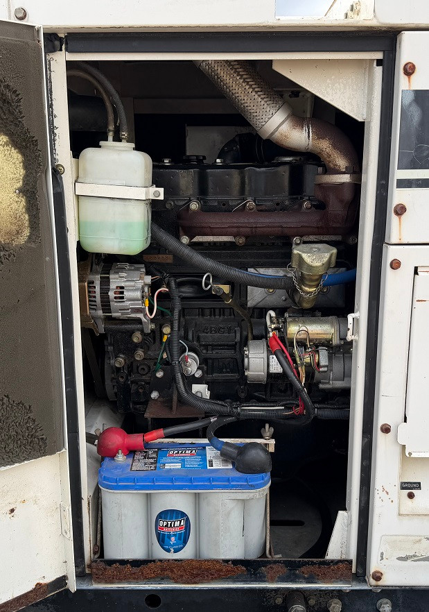 35 KW Multiquip #DCA-44SPx3, diesel generator set, 120/240 Volts, 1-phase, 1800 RPM, Isuzu B-4BG1 engine - Image 3