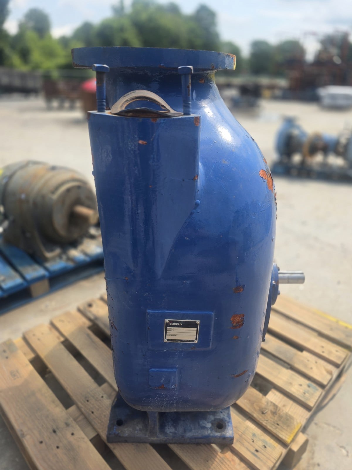 10" Curflo #CFGRST10-CI, Self Priming Centrifugal Pump, CD4MCu Duplex - Image 2
