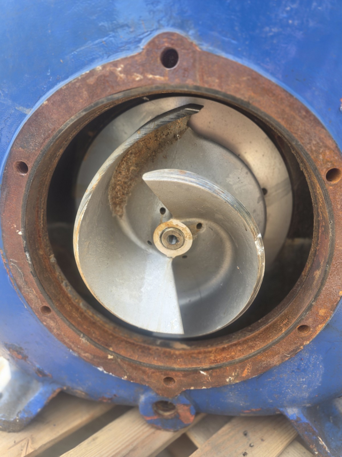 10" Curflo #CFGRST10-CI, Self Priming Centrifugal Pump, CD4MCu Duplex - Image 4