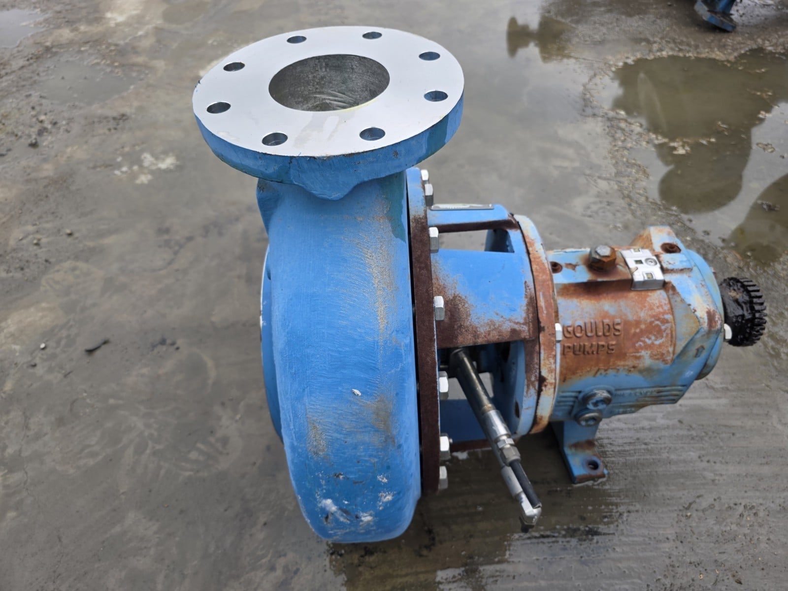 4x6 Goulds #3196, Stainless Steel Centrifugal Process Pump, w/Power Frame - Image 2