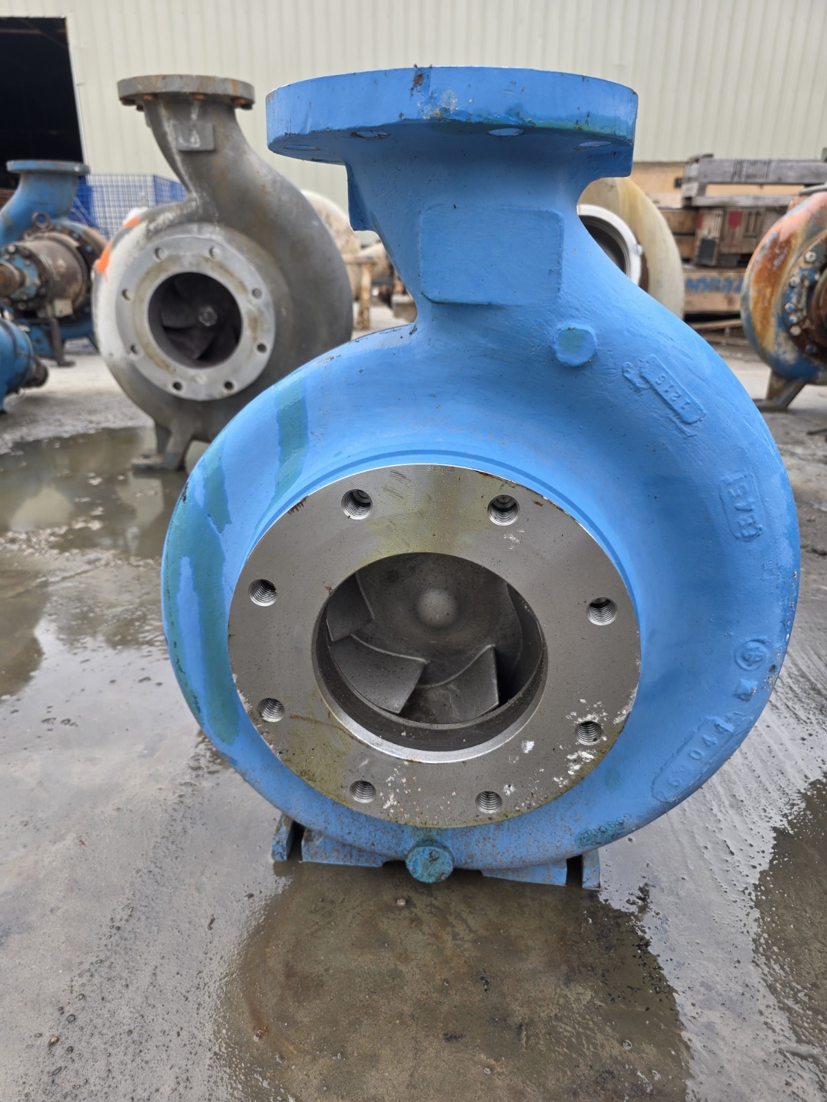4x6 Goulds #3196, Stainless Steel Centrifugal Process Pump, w/Power Frame - Image 3