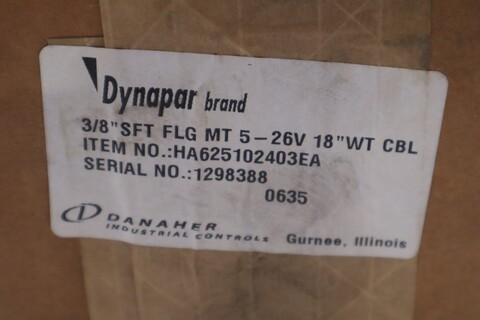 Dynapar #HS350120G300B, Encoder, NEW - Image 2