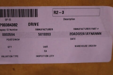 15 HP Allen-Bradley #20AD022A1AYNANNN, powerflex 70 variable frequency dri, NEW - Image 4
