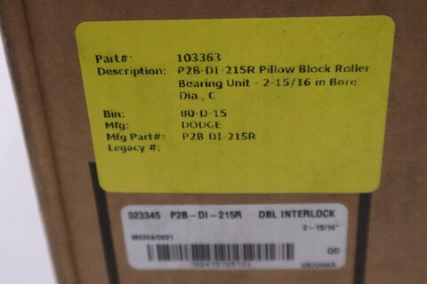 Dodge #023345, Mounted Bearing, NEW - Image 2
