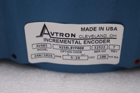 Avtron #AV485-N2S8L8YP000, Encoder, NEW - Image 4