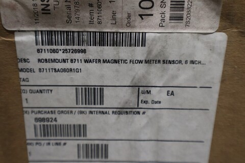 Fisher Rosemount #8711TSA060R1G1, Flow Meter - Image 3