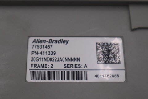 ALLEN BRADLEY 20G11ND022JA0NNNNN /A PowerFlex 755 AC DRIVE - STOCK 3731CC - Image 6