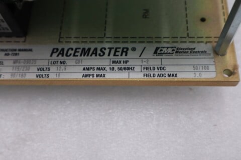 New open box cmc mpa-09035 pacemaster-1 dc drive stock h1401 - Image 4