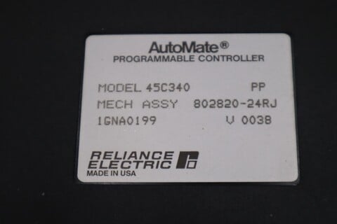 NEW Reliance Electric 45C340 MECH ASSY 802820-24RJ 1GNA0199 V 0038 STOCK 5446 - Image 2
