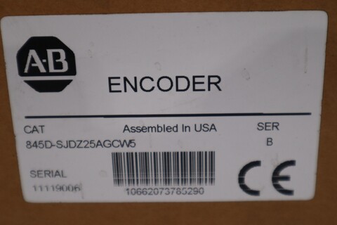 NEW OPEN BOX Allen-Bradley Allen Bradley 845D-SJDZ25AGCW5 Rotary Encoder STK GF59 - Image 4