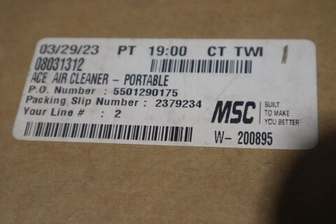 Ace industrial products 73-200 air filter 120 v new in box stock hs6 - Image 4