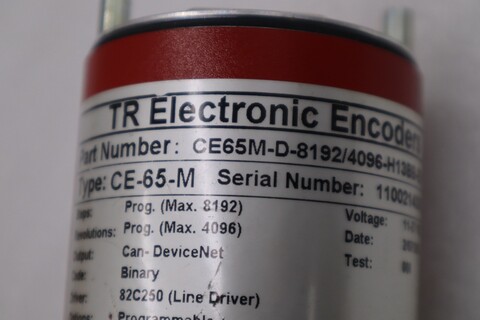 T & R ELECTRONIC CE65M-D-8192/4096-H13BB-E01ZR-H Encoder - STOCK GF270 - Image 3