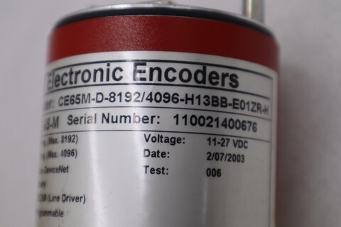 T & R ELECTRONIC CE65M-D-8192/4096-H13BB-E01ZR-H Encoder - STOCK GF270 - Image 4