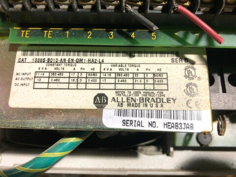 Allen bradley 1336s-b010-aa-en-gm1-ha2-l4 drive ser d stock sk005 - Image 3