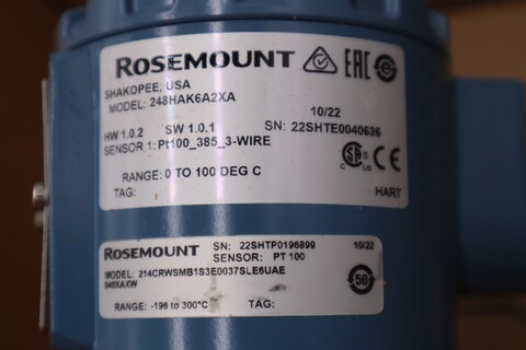 Rosemount, 248hak6a2xa, temp. transmitter, 241crwsmb1s3e0037sle6uae new in box - Image 3