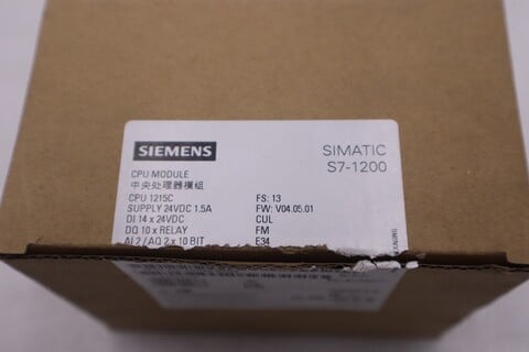 Siemens 6ES7 215-1HG40-0XB0 6ES72151HG400XB0 SIMATIC S7-1200 CPU 12 NEW #GF-763A - Image 4