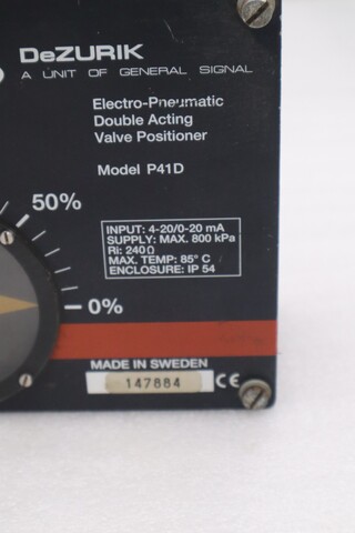 Gs dezurik model p41d stock #5686a - Image 2