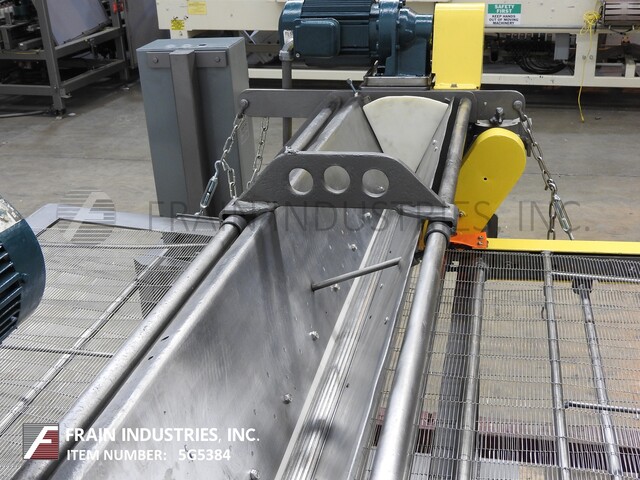 Sugar topper and conveyor, equipped with 38" w x 64" l stainless stee - Image 2