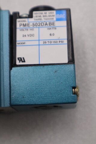 Mac 6211c-000-pm-502da w/ pme-502dabe solenoid valve 6200 series new in box - Image 2