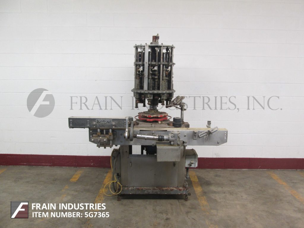 Consolidated / Pneumatic Scale, automatic, 8 head rotary chuck capper, rated from 90-240 containers per - Image 2