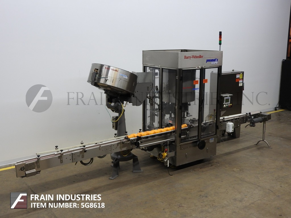 Pneumatic Scale #A-Frame, automatic, 8 head rotary chuck capper. rated from 50-200 containers per minute - Image 5