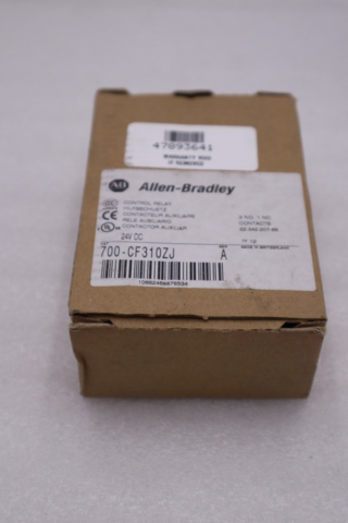 New allen bradley 700-cf310zj ser. a 24vdc 20a contactor auxiliar stock h213a - Image 3